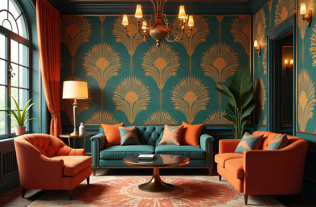 Art Deco Wallpaper: Timeless Elegance for Sophisticated Interiors