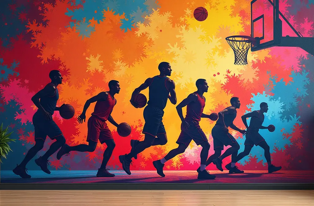 Basketball Wallpaper: Transform Your Space with Dynamic Designs and Styles