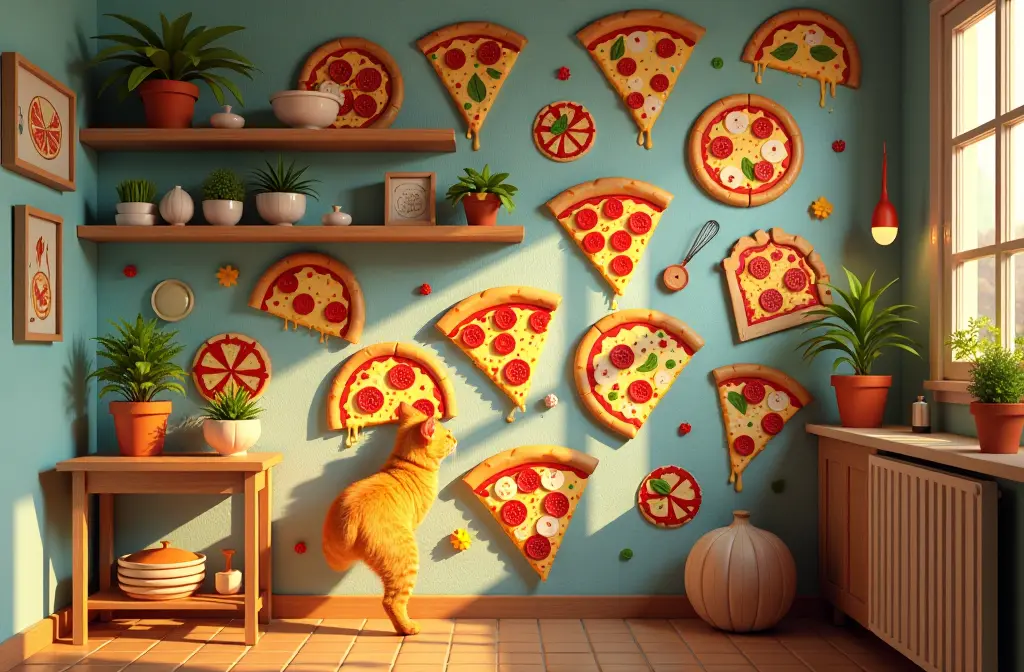 Unleashing the Flavor: Pizza Wallpaper for Home Decor | Transform Your Space