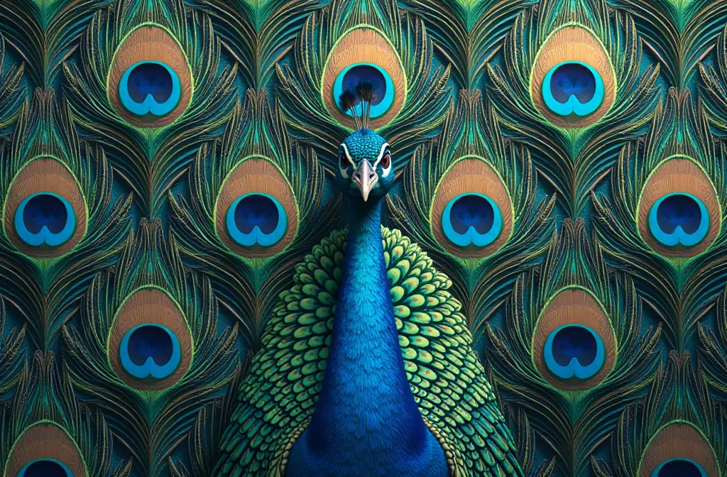 Peacock Feather Wallpaper: Elevate Your Home Decor with Vibrant Elegance