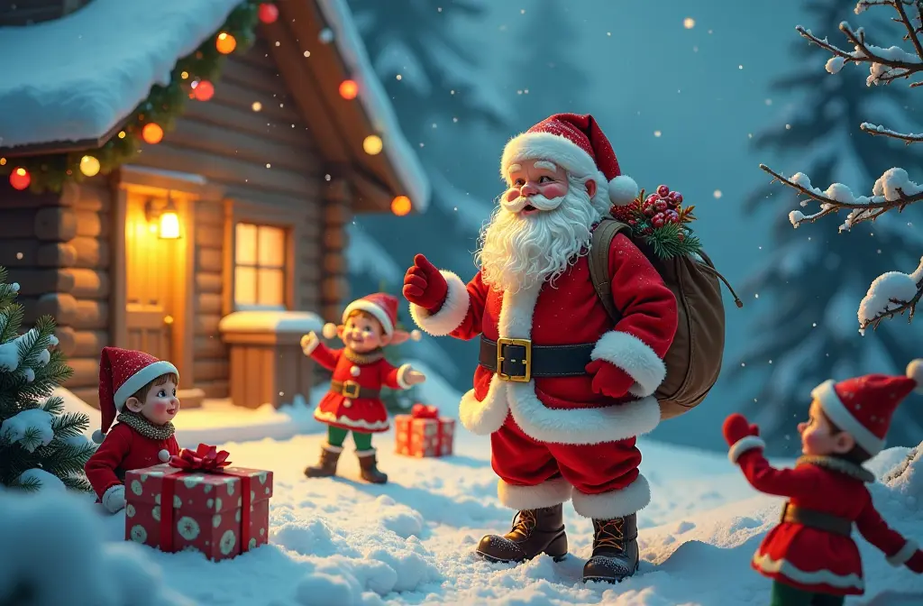 Santa Claus Wallpaper: Festive Decor Ideas for Your Home