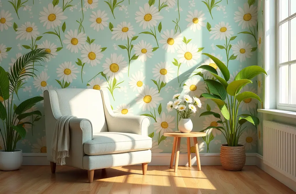 Daisy Wallpaper: Enhance Your Home with Nature's Beauty