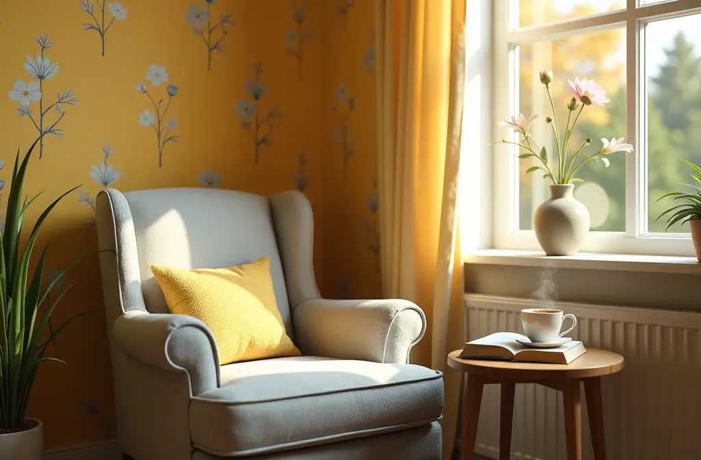 Yellow Background Wallpaper: Brighten Your Space with Vibrant Design Ideas