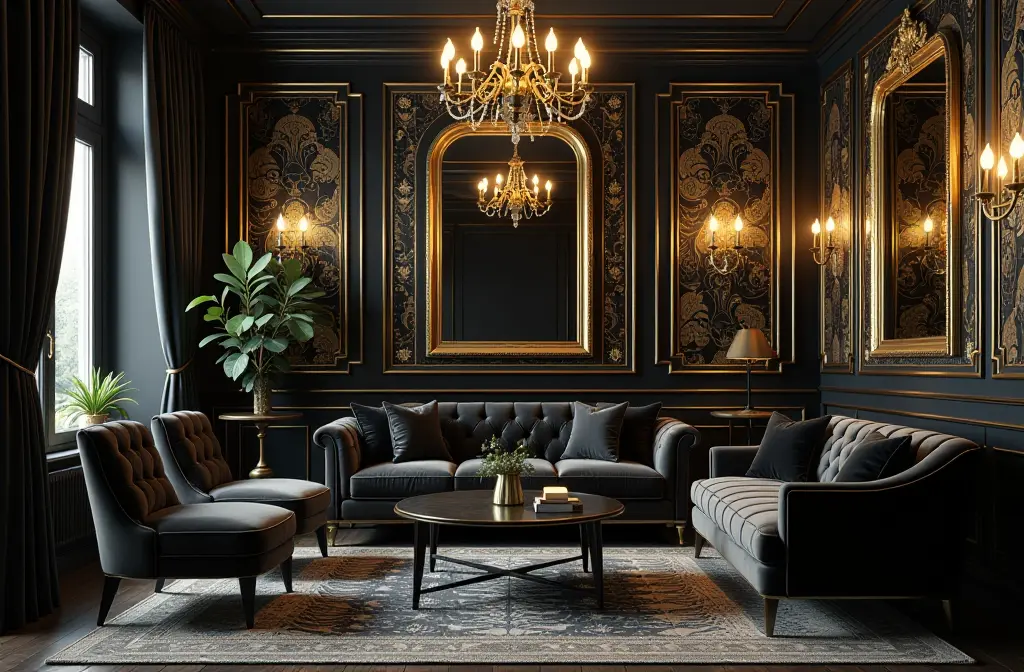 The Ultimate Guide to Black and Gold Wallpaper: Elegant Interior Design Tips