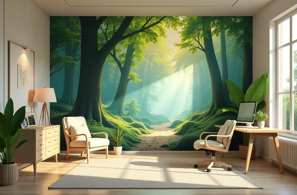 Office Wallpaper: Transform Your Workspace with Stunning Designs