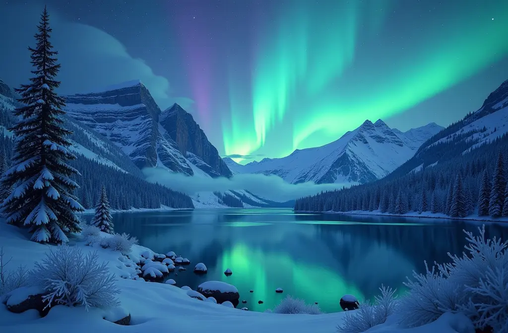 Northern Lights Wallpaper: Transform Your Space with Stunning Aurora Borealis Designs