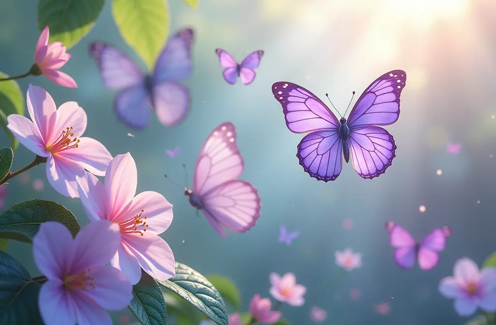 Purple Butterfly Wallpaper: Elevate Your Home Decor with Elegance