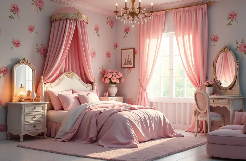 Princess Wallpaper: Enchanting Designs for Kids' Rooms | Transform Your Space