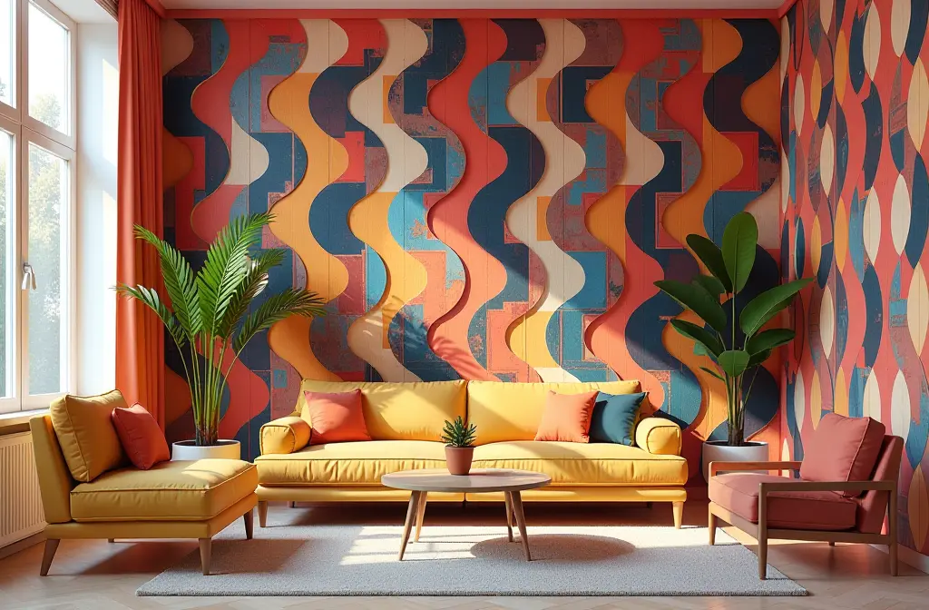 Geometric Wallpaper: Transform Your Space with Bold Patterns and Colors