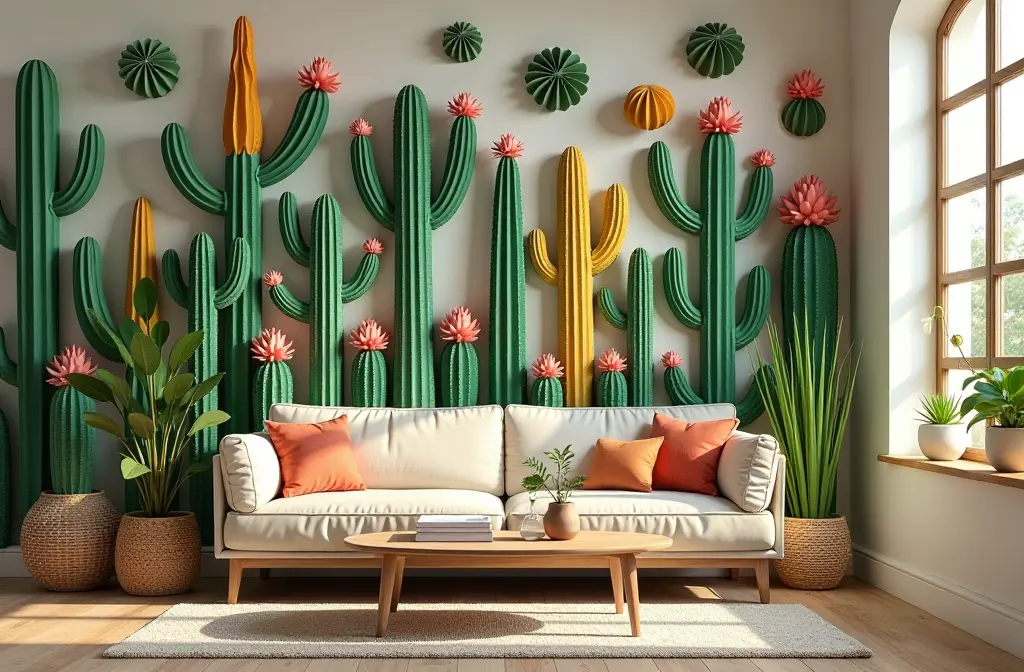 Cactus Wallpaper: Enhance Your Home with Nature's Beauty