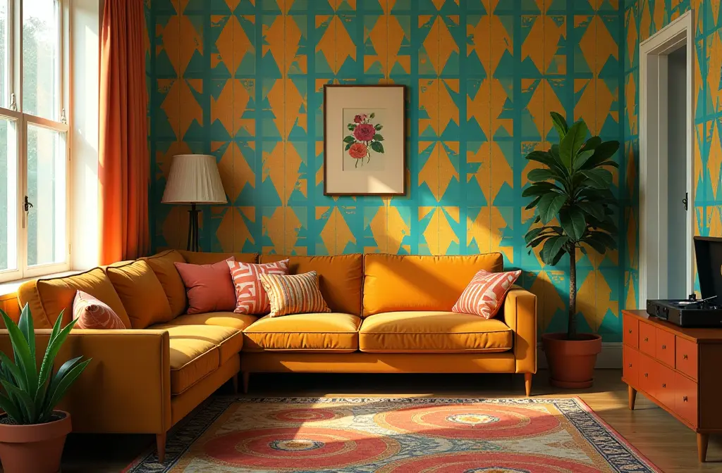 Retro Wallpaper: A Timeless Design Choice for Your Home | Vintage Aesthetics, Patterns & Tips