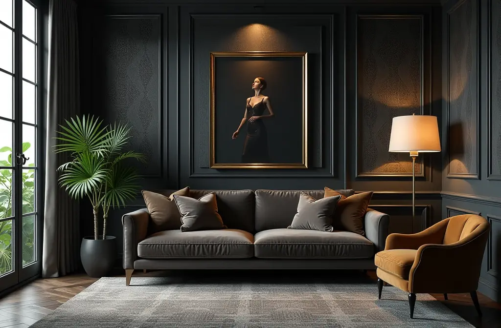 Black Wallpaper: Transform Your Space with Elegance | Interior Design Tips