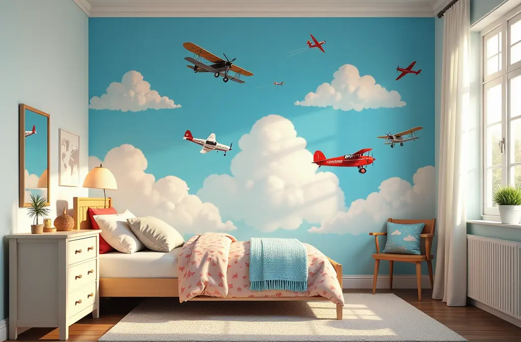 Airplane Wallpaper: Transform Your Space with Stunning Aviation Designs