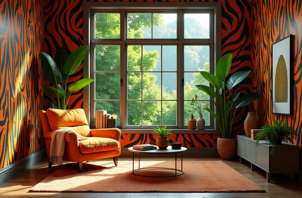 Tiger Print Wallpaper: Bold Interior Design Tips for Your Home