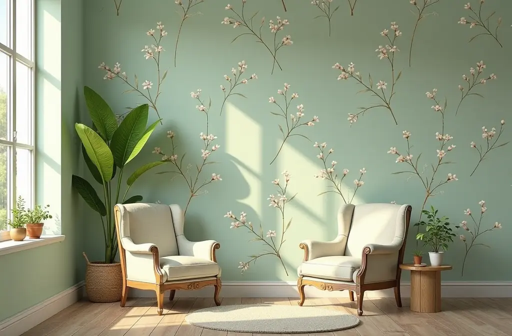 Discover the Beauty of Sage Wallpaper: Transform Your Space with Calming Designs