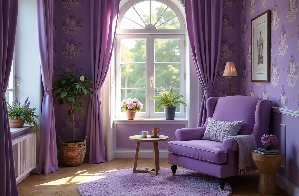 Discover the Elegance of Violet Wallpaper: Transform Your Space with Style