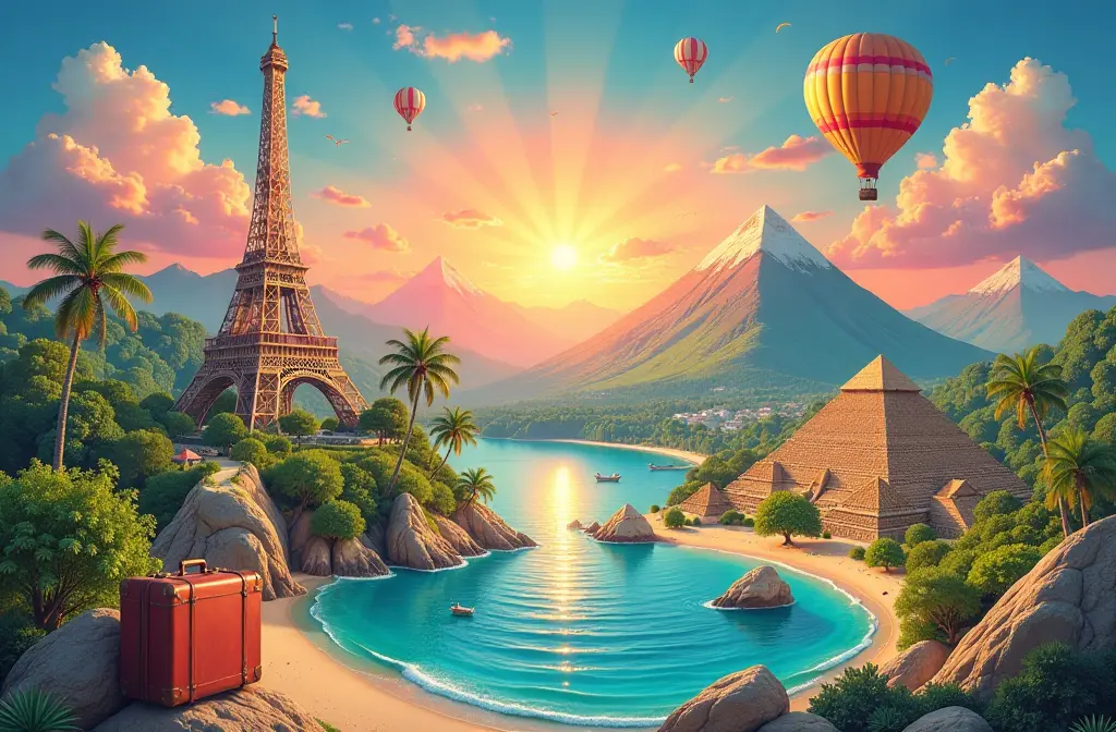 Travel Wallpaper: Transform Your Space with Stunning Travel-Themed Designs