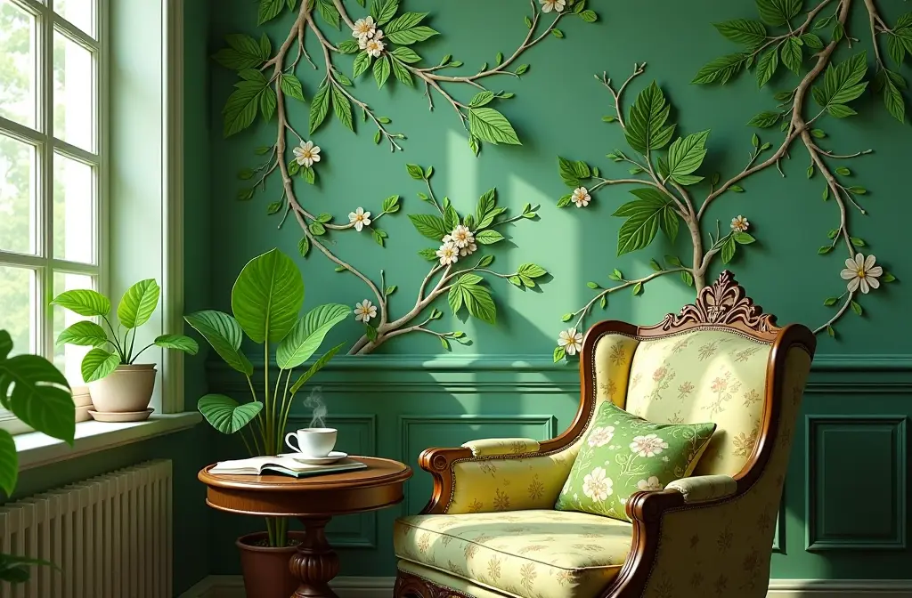 Leaf Wallpaper: Enhance Your Home with Nature's Beauty | Styles, Tips & Benefits