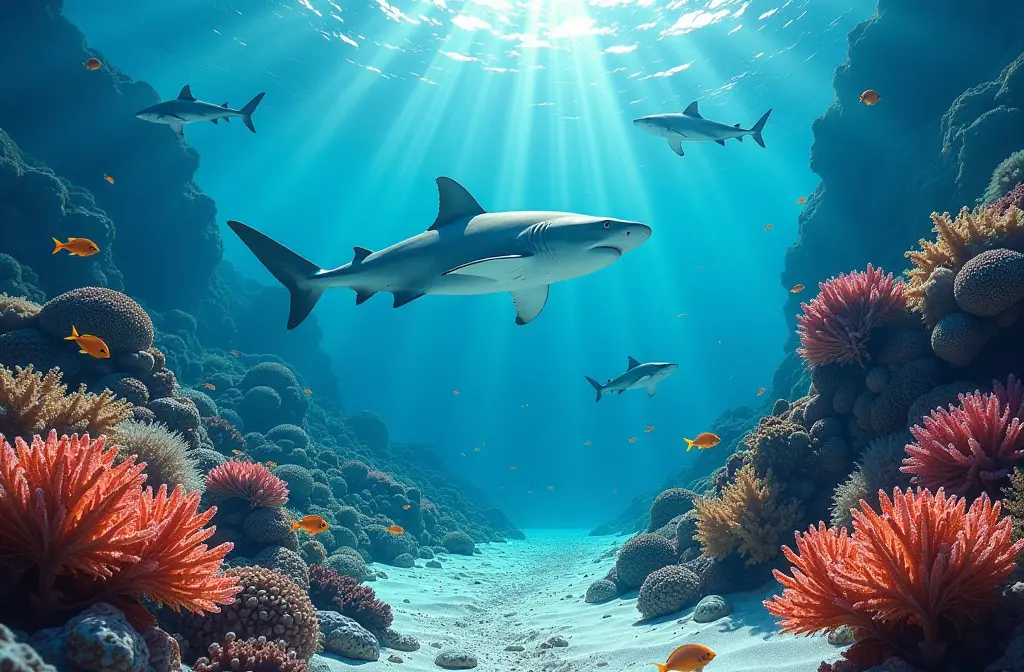 Shark Wallpaper: Transform Your Space with Oceanic Designs