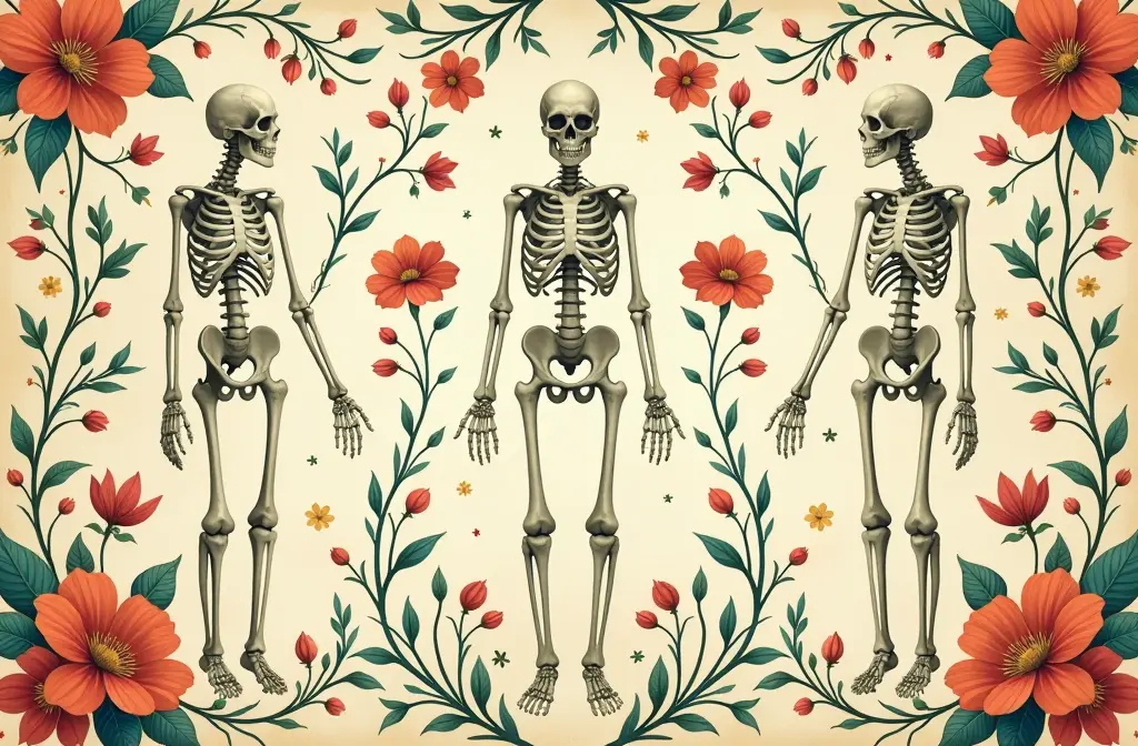 Skeleton Wallpaper: Enhance Your Space with Unique Designs