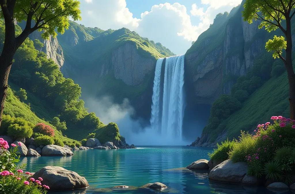 Captivating Waterfall Wallpaper: Transform Your Space with Nature's Beauty